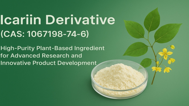 High-Purity Icariin Derivative CAS 1067198-74-6 | Natural Plant-Origin Functional Compound for Pharmaceutical & Biotech Applications